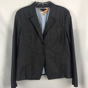 Tommy Hilfiger black denim blazer